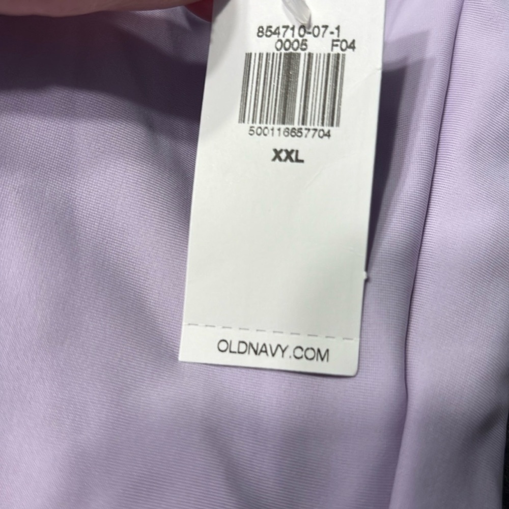 NWT Old Navy Wrap-Front Lavender Swim dress Size XXL - Picture 7 of 7